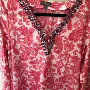 Pink summer blouse NWOT